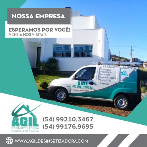 Agil Desinsetizadora - Controle de Pragas - Desratização - Descupinização