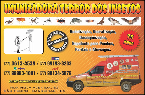 Imunizadora terror dos insetos