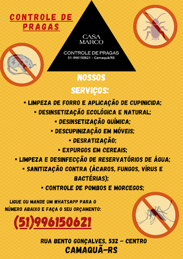 CASAMARCO DESINSETIZAÇÃO LTDA