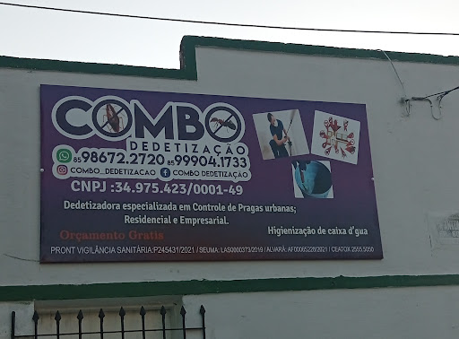 COMBO DEDETIZAÇÃO E SERVIÇOS COM CERTIFICAÇÕES