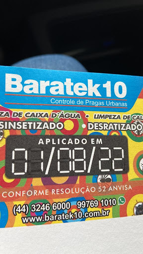 Desinsetizadora Baratek 10